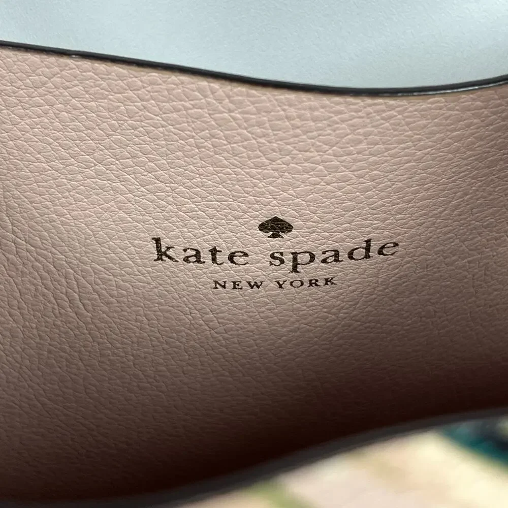 KATE SPADE Bag Mya Arch Place Reversible Floral Botanical Leather Tote Pink